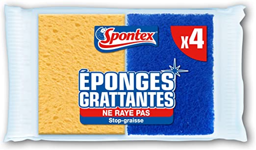 Spontex Eponges Grat Stop Graisse x4